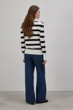 ÇİZGİLİ TRİKO KAZAK