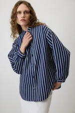 ÇİZGİLİ GABARDİN CEKET