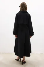 TRENCH COAT AND SKIRT SET