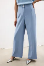 PANTALON LARGE EN CRÊPE