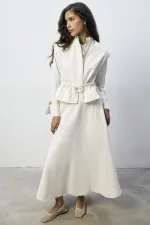 100% COTTON VEST AND SKIRT SET