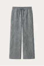 ELASTİK BEL JAKARLI PANTOLON