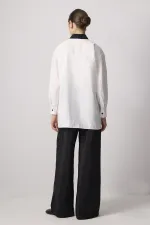 CROSS-BREASTED BREAST KIMONO