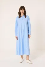 ROBE CHEMISE À RAYURES