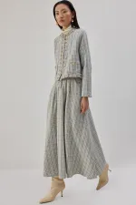 ENSEMBLE VESTE, JUPE ET TWEED