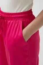 WIDE LEG SATEN PANTOLON