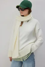 PULL À COL ÉCHARPE