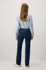 PANTALON EN JEAN AVEC TAILLE ÉLASTIQUE