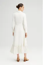BUTTON DETAIL LONG DRESS BUTTON DETAIL LONG DRESS