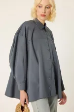 CHEMISE EN COTON SURDIMENSIONNÉE