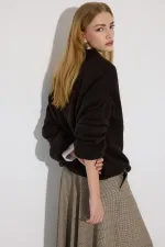 BALON KOL TRİKO KAZAK