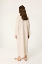 OVERSIZE LINEN SHIRT DRESS