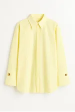 GENİŞ MANŞETLİ POPLİN GÖMLEK