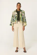 PANTALON DÉCONTRACTÉ TAILLE HAUTE