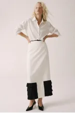 PİLE DETAYLI KREP ETEK