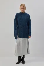 SIDE-TIE KNITTED TUNIC