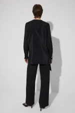 GOLD BUTTONED CUPRA TUNIC