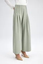BEL DETAYLI KREP PANTOLON