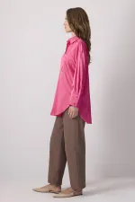 RELAX FIT SATIN SHIRT