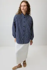 ÇİZGİLİ GABARDİN CEKET