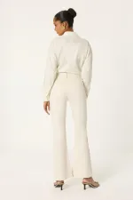 HAFİF İSPANYOL PAÇA DENİM PANTOLON