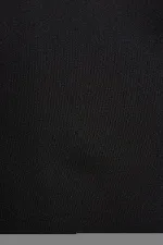 GILET EN CRÊPE À GARNITURE EN MOUSSELINE