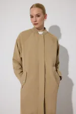Maxi-size trench coat