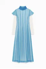 ROBE DEUX PIÈCES EN ORGANZA TRICOTÉE