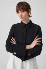 GENİŞ MANŞETLİ GÖMLEK BODY