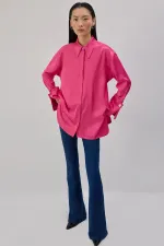 WIDE-CUFFS SATIN SHIRT WIDE-CUFFS SATIN SHIRT