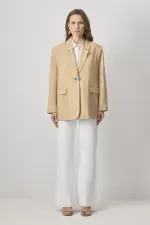 METAL DÜĞMELİ BLAZER CEKET