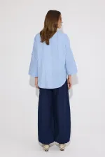 ÇİZGİLİ CEP DETAYLI TUNİK