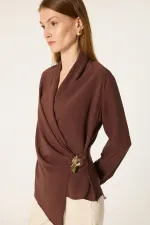 DRAPED BLOUSE DRAPED BLOUSE