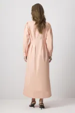100% COTTON CONTRAST STITCHED SHIRT DRESS 100% COTTON CONTRAST STITCHED SHIRT DRESS