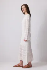 PAMUKLU ÖRGÜ ELBİSE