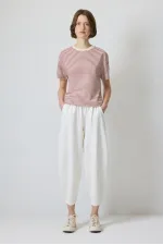 100% COTTON PANTS WITH ELASTIC WAISTBAND 100% COTTON PANTS WITH ELASTIC WAISTBAND
