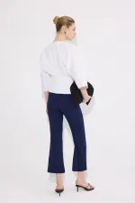 BELİ LASTİKLİ KREP PANTOLON