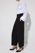 HIGH-WAISTED PLEATED PANTS HIGH-WAISTED PLEATED PANTS