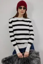 ÇİZGİLİ TRİKO KAZAK