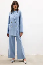 VESTE BLAZER EN CRÊPE