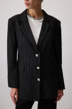 ÇİZGİLİ BLAZER CEKET