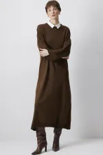 OVERSIZE TRİKO ELBİSE