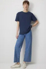 T-shirt basique à manches courtes 100% coton