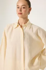 ENSEMBLE CHEMISE ET PANTALON EN MODAL ORNÉ DE PIERRES