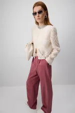 PİLELİ TAM BEL PANTOLON