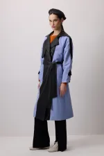 DERİ GARNİLİ TRENÇKOT