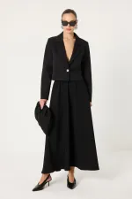 JUPE À MOTIFS AVEC TAILLE ÉLASTIQUE