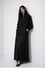 DRESS WITH POCKETS AND ZIPPER