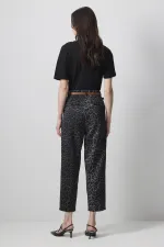 LEOPAR DESENLİ HAVUÇ PANTOLON