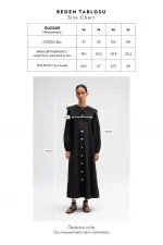 WIDE COLLAR BUTTONED POPLIN DRESS WIDE COLLAR BUTTONED POPLIN DRESS